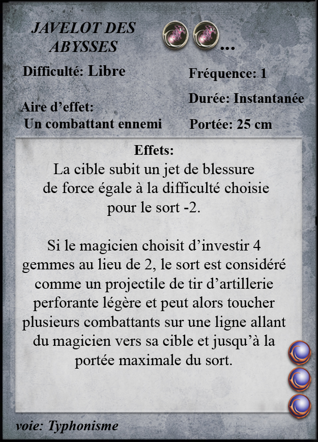 Javelot des Abysses